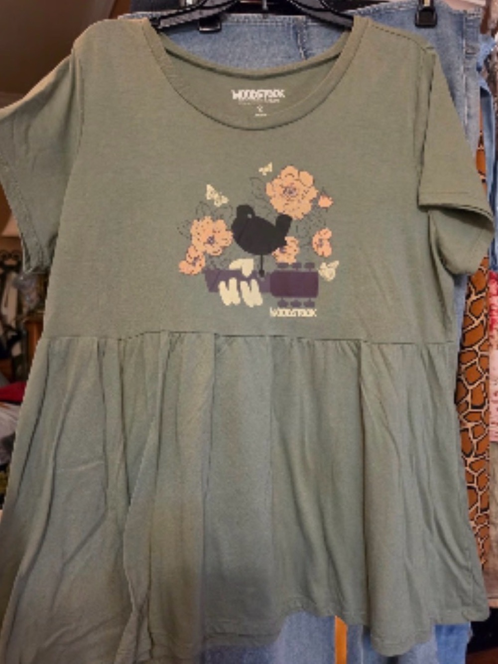 Torrid Woodstock Babydoll Woodstock Tee